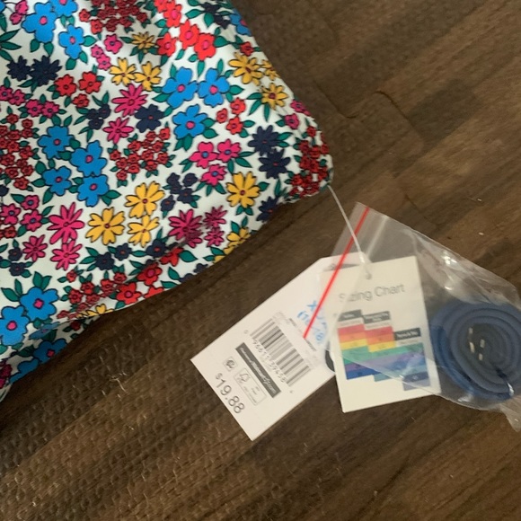 Striped halter cutout one piece. - Picture 5 of 7